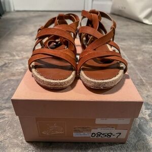 Miu Miu Brown Suede Espadrille Sandals